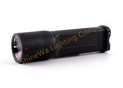 China Zoomable Tactical Rail Mount Flashlight , Rechargeable Tactical Flashlight for sale