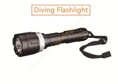 China 550LM Diving Focusing Led Flashlight Changeable Battery Use Under 80m Water for sale