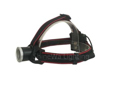 China 554 Lumen Powerful Headlamp Flashlight , Battery Powered Focusing Headlight for sale