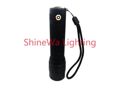 China Magnetic Charger Focusing Led Flashlight Rechargeable / Zoomable Led Flashlight for sale