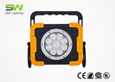 China Luces de inundación llevadas al aire libre del LED del trabajo de las PC recargables portátiles de la luz 9 con la función del banco del poder en venta