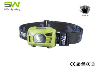 中国 手のSOS機能の再充電可能で高い内腔LEDのヘッドライトのモーションセンサー 販売のため