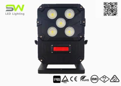 China 100W COB LED 5000 Lumens Portable LED Flood Lights Lithium Battery Powered for sale