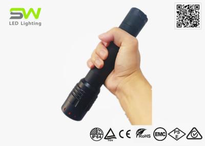 China Indoor Outdoor Heavy Duty Adjustable Focusing LED Flashlight IP64 Waterproof for sale