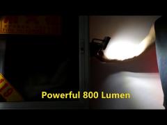 Portable LED Work Light Handheld Rechargeable 4 Hours 800 Lumen Waterproof