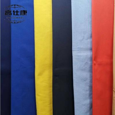 China La meta Aramid el 50% franco del 50% mezcló la tela viscosa 260gsm Sapphire Blue en venta