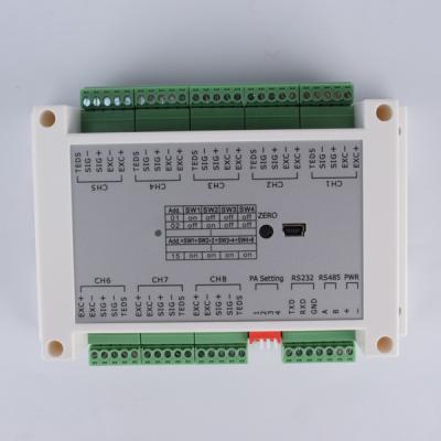 中国 15vはブリッジ電源350-1000のオームの荷重計のアナログ増幅カードが付いているひずみゲージ信号コンディショナーを 販売のため
