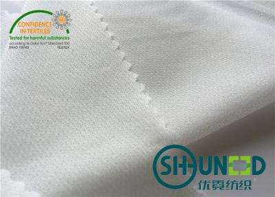 China 100% Polyester Interlining Fabric , 75D * 75D Interlining Material for sale