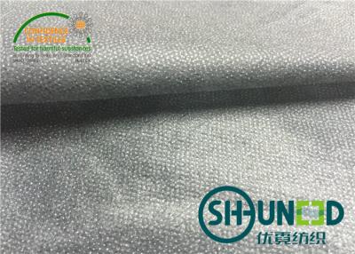 China PA Polyester Fusible Interlining Fabric Optical White 90cm Width for sale