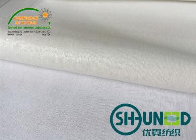 China White Heavy Weight Interfacing , Men And Women's Interlining Cloth for sale
