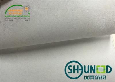 China Recicle el papel del forro del bordado del algodón, hierro de ROSH en el forro para la tela en venta