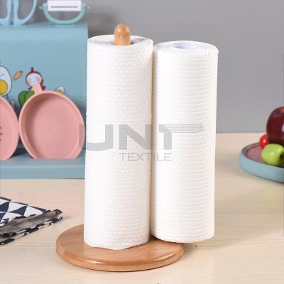 China Limpezas não tecidas da tinturaria da cozinha de bambu reusável de toalha da fibra à venda