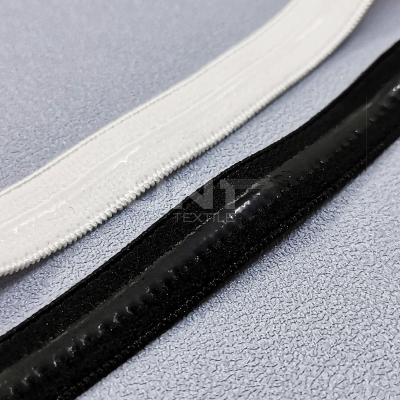 China Non Slip Garments Accessories Eastic Bra Straps Polyester Binding Jacquard Shoulder for sale