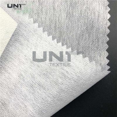 China Elastic Fusible Non Woven Interlining 100cm Width Double Dot Coating for sale