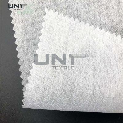 China Cost-effective Rolling Fusing Interlining Fabric Non Woven Interlining Double Dot Interlining For Garment Lamination for sale