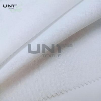China Eco Friendly Woven Fusible Interlining Double Dot 100% Polyester Adhesive for sale