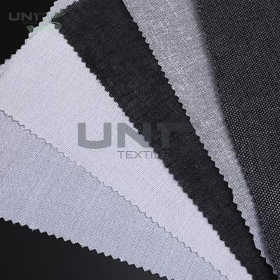 China Plain Textile Curtain Woven Interlining Resin Interlining Fabric for sale