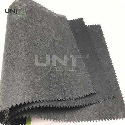 China Polyester Viscose Cut Away Embroidery Interlining Black Nonwoven Interlining for sale
