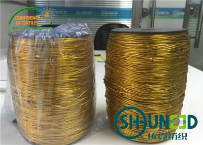 China a forma de 2mm Shinny cabo da cor do ouro e da prata/corda para pendurar à venda