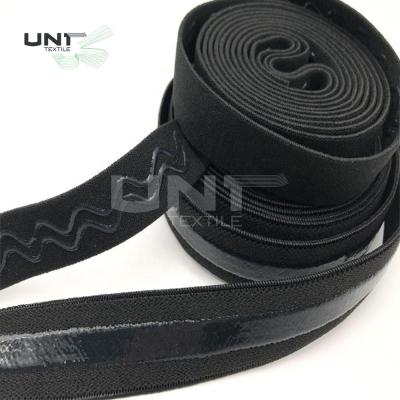 China Silicone Braided Elastic Band Fusible Interlining Anti Slip for sale