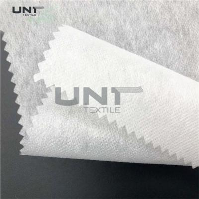 China Thermal Bond Nonwoven Fusible Interlining With PA Double Dot for sale