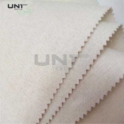 Chine Tissu de interlignage de lien blanc de polyester pour le rétrécissement de lien en soie résistant à vendre