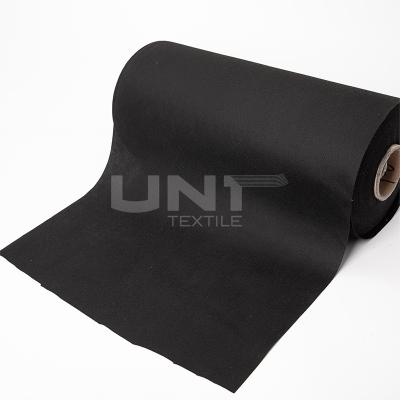 China 50% Viscose / 50% Polyester Spunlace Nonwoven Fabric Anti Bacteria For Wet Tissue Black Color for sale