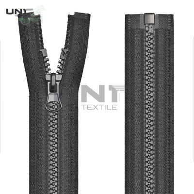 China zíper de nylon invisível dos acessórios dos vestuários da extremidade aberta de 75cm para o revestimento à venda