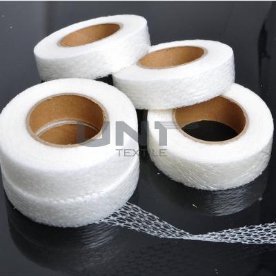 China Hot Melt Embroidery Backing Fabric Double Sided Adhesive PA Fusible Web Fabric for sale