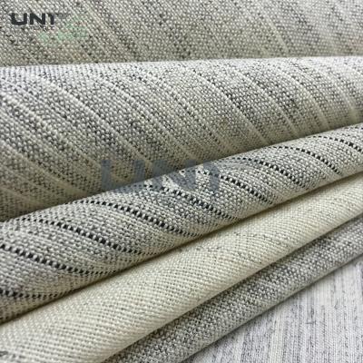China canvas hair interlining cloth for high level men's suits , jacket , uniform for sale