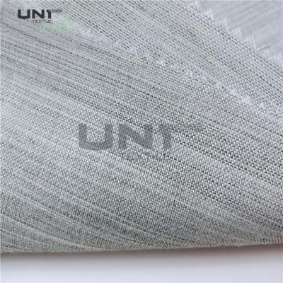 China Washable Long Hair Interlining Horsehair Lining Knitted Polyester Material for sale