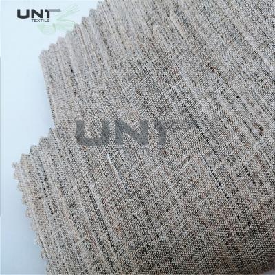 China Soft Woven Wool Light Hair Bow Interlining Canvas Fabric For Garment Overcoat for sale