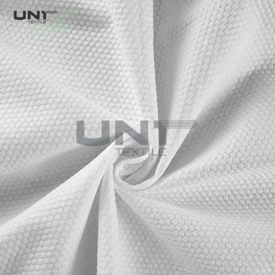 Chine Perle 100% hydrophile de Chaud-vente chinoise de textile tissé de Spunlace de coton non Dots Embossed Wet Tissue à vendre