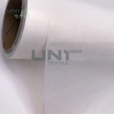 China 0.05mm Lamination PES Coating Double Side Adhesive Film For Garment for sale