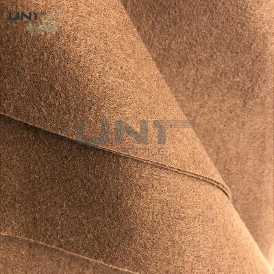 China Eco Friendly Polyester Wool Needle Punched Fabric For Coat Collar for sale