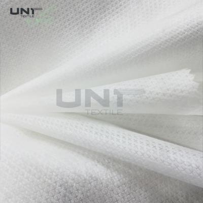中国 100%のナイロン非編まれた行間に書き込む長い繊維Spunbondロールスロイス50gsmはパターンをカスタマイズしました 販売のため