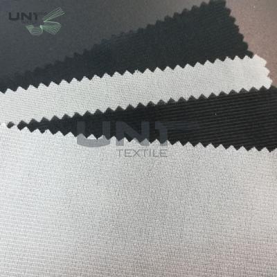China 50% Polyester 50% Viscose Woven Fusible Interlining Brushed 90cm 150cm For Suits / Overcoat for sale
