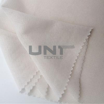 Chine 100% interlignages fusibles collés de Knit circulaire de polyester et interface pour le haut tissu de bout droit à vendre