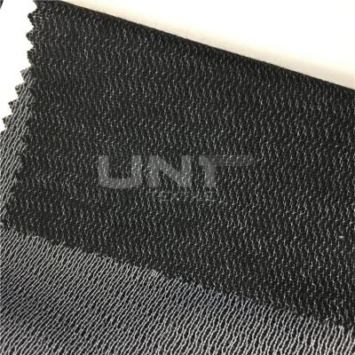 China B6100E Jackets Fusible Interlining Fabric Powder Dot PES Weft Insert Napping for sale