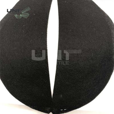 China Cotton Canvas Sewing Womens Shoulder Pads Eco - Friendly Black Color for sale