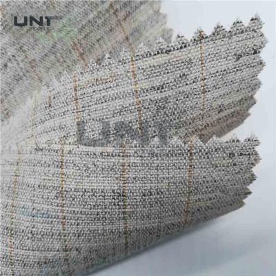 China Heavyweight Garment Stretched Cotton Canvas Fabric / Horsehair Interlining For Suit for sale