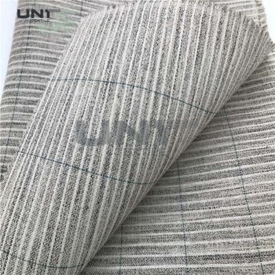China Pelo elástico tejido fusible de la tira verde lisa que interlinea para interlinear de la chaqueta y del pecho en venta