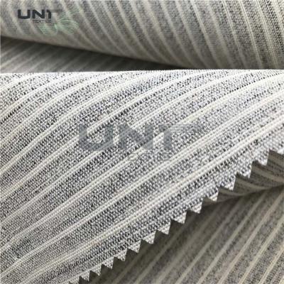 China Anti - Pull Horse Hair Interlining Fabric Medium Weight For Suit And Overcoat for sale