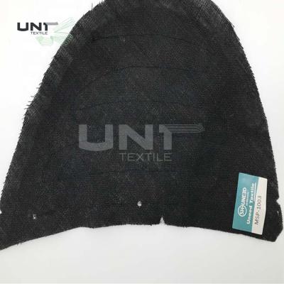 China Thinner Mens Black Color Sewing Shoulder Pads For High Level Apparel Industry for sale