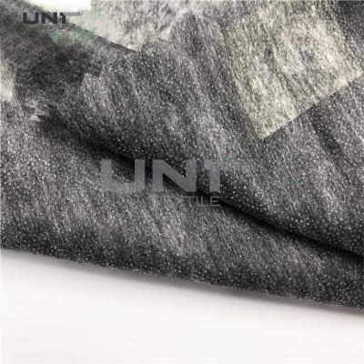 China Smeltbare Interlining Stof 50% Polyester 50% van de enzymwas 80°C Nylon voor Kledingstuk Te koop