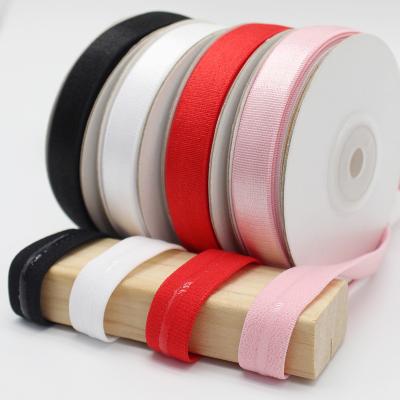 China 1cm Soft Nylon Elastic Band Webbing Bra Strap Anti Silp Silicone For Women for sale