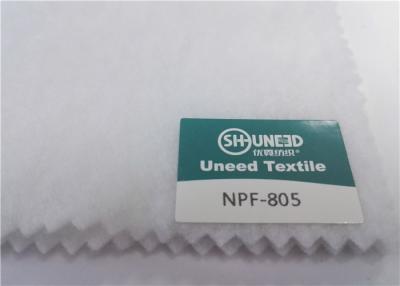 China 100% Polyester Needle Punched Nonwoven White Felt Fabric Garments Accessories for sale