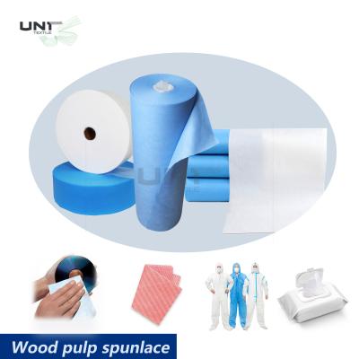 China UV Resistant Wood Pulp Spunlace Non Woven Fabric For UNT for sale