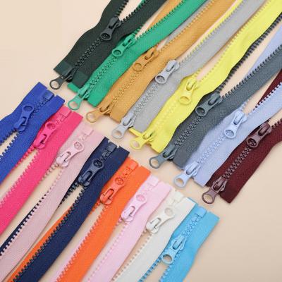 China Nylon Close End / Open End Resin Zipper 3# / 5# / 7# / 8# for sale