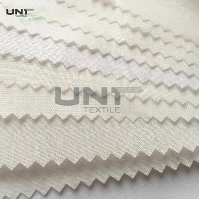 China Casual Shirt Polyester Interlining Fabric With Flat Coating HDPE for sale